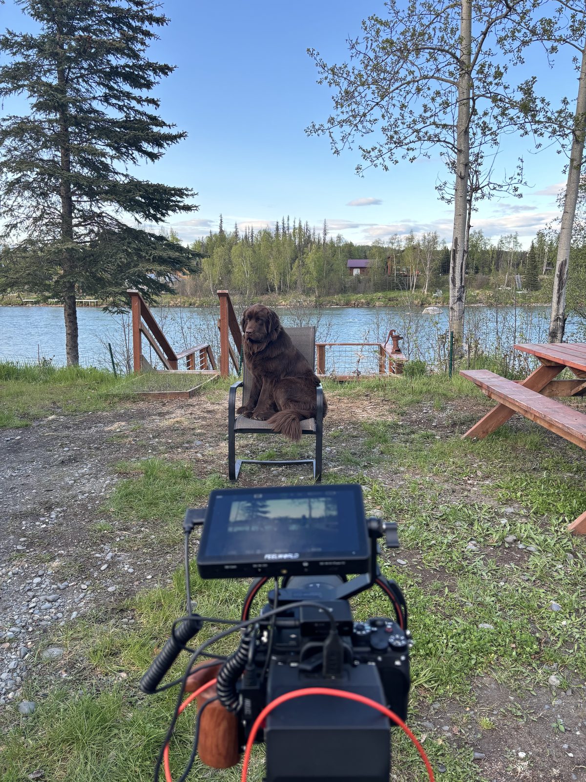 Behind the scenes
